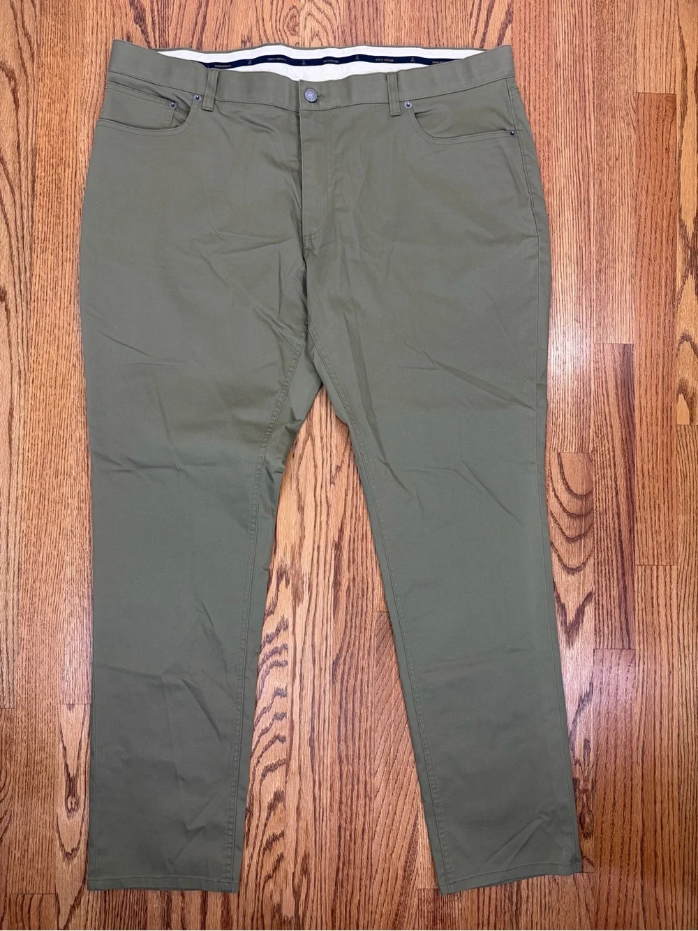 Brooks Brothers Olive Green Advantage Stretch Chinos (42/32)